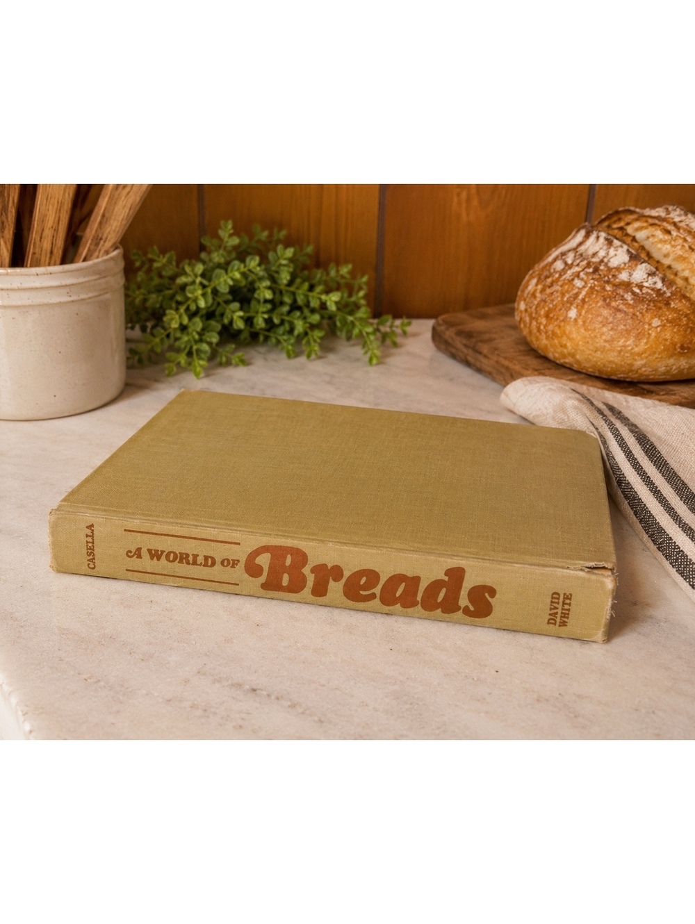 Vintage A World of Breads Cookbook 1966 Dolores Casella First Edition Hardcover